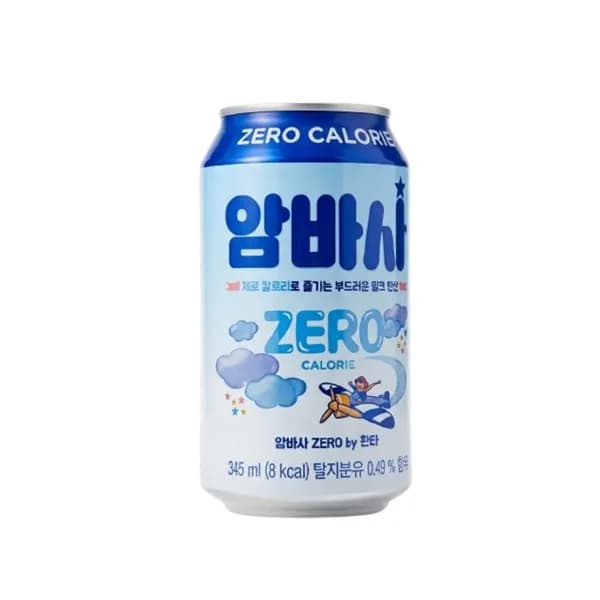 암바사 제로 밀키스맛 345ml 24개 18,300원