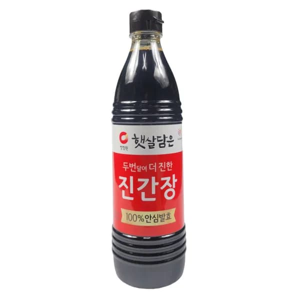 청정원 햇살담은 두번달여 더 진한 진간장 840ml 4개