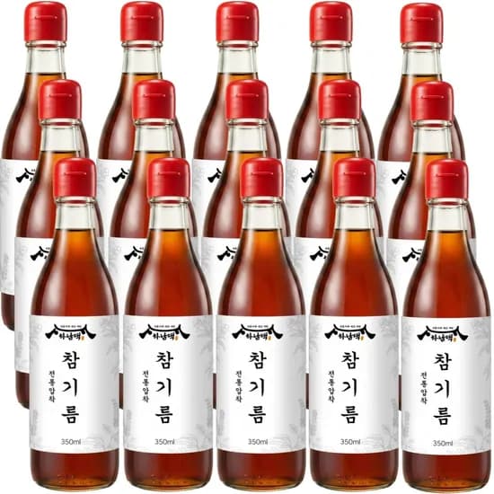 하남댁 전통 참기름 350ml 15병