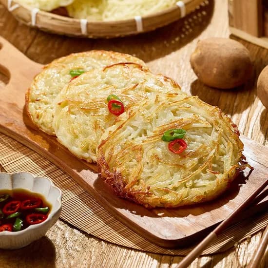 푸디헤븐 국산 감자채전, 1kg, 1팩