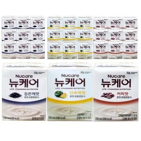 뉴케어 단호박 커피 검은깨 3가지맛 200ml 10팩씩 30팩 60,860원