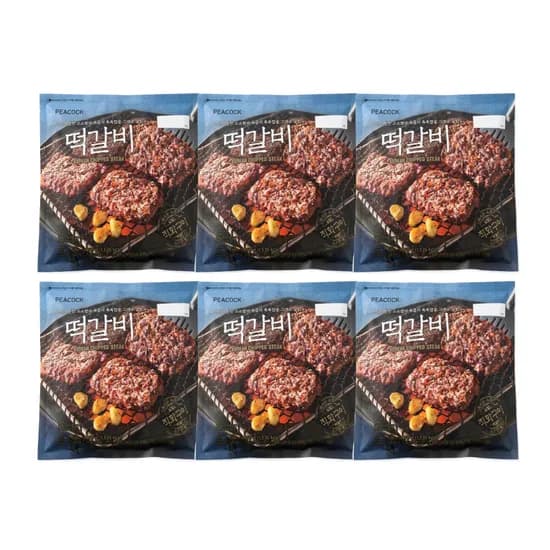 피코크 떡갈비 450g 6개