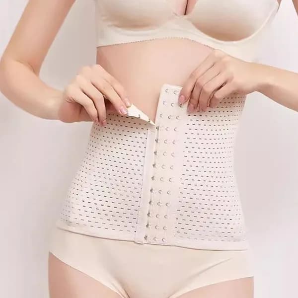 여성 보정속옷 허리보호대 LONV-5F376 스킨 L 1개