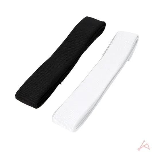 넓은 고무줄 고정밴드, 흰색, 1개