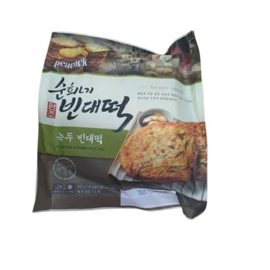 피코크 순희네 녹두 빈대떡 400g 3팩