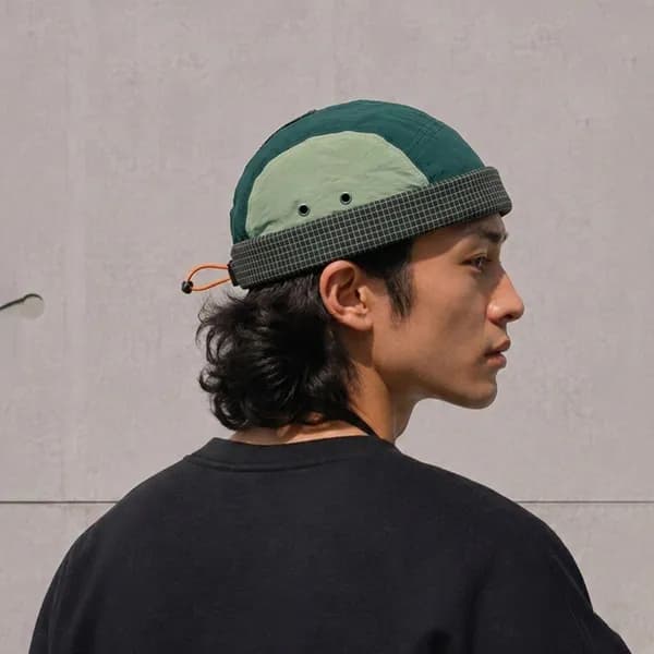 잇네 챙없는 레옹 모자 스트링 와치캡 블루 Free 1개