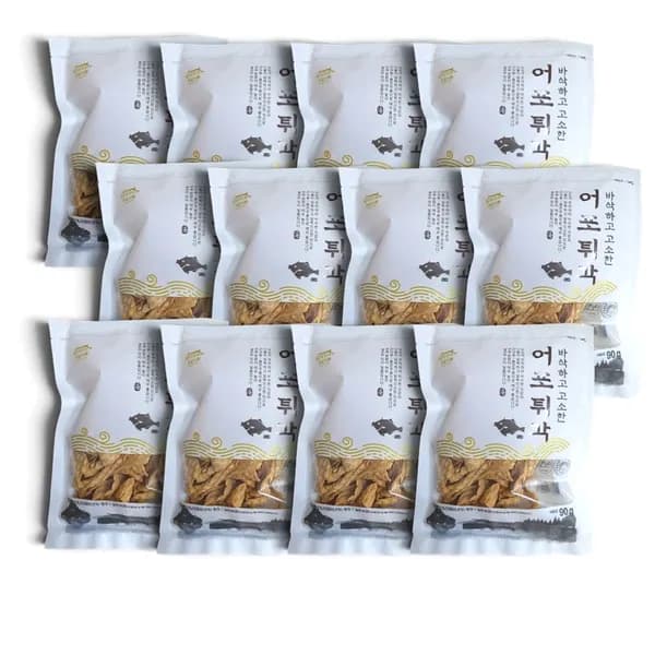 동일식품 어포튀각 오리지널 80g 12개