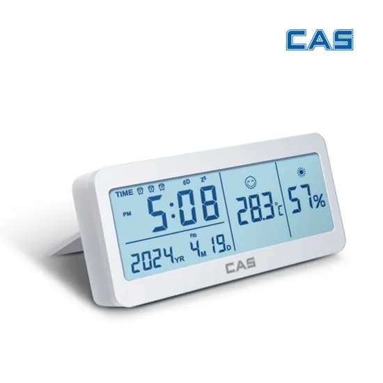 CAS 디지털 온습도계 T039 화이트 1개