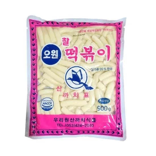 우리는 몽디쌀떡 1kg 1개 6,000원