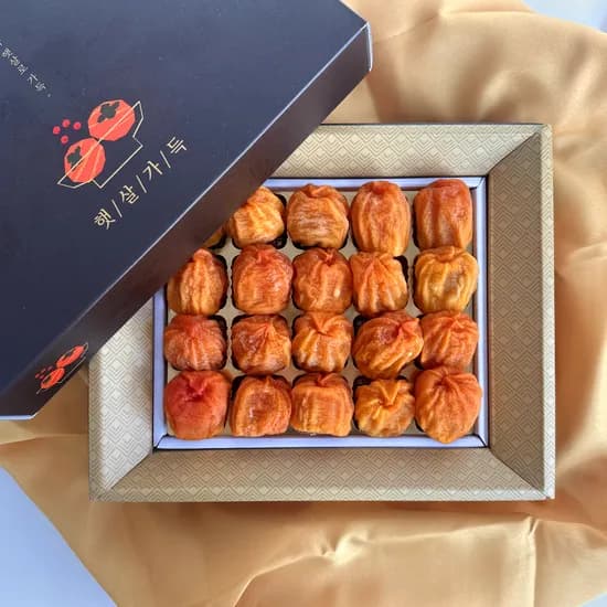 산들에담다 곶감 반건시 선물세트 보자기포함, 650g, 20과, 1개