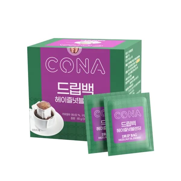 코나 드립백 헤이즐넛 블렌딩 8g 10봉