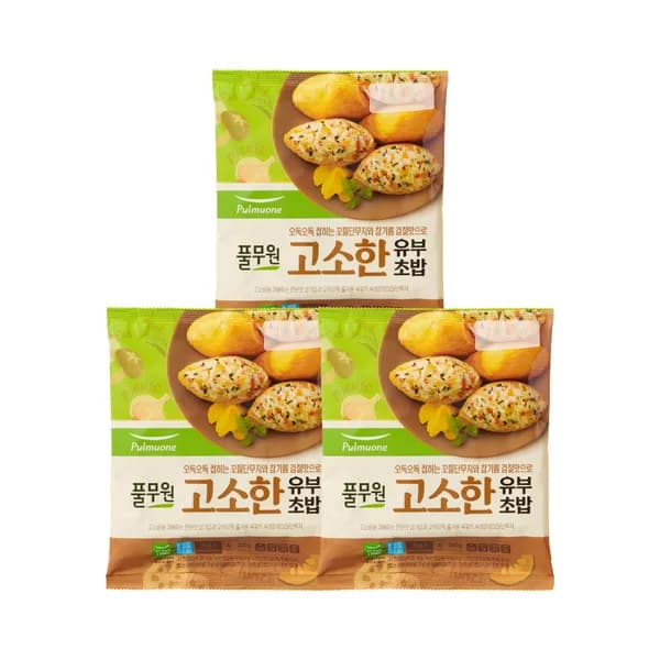풀무원 고소한 유부초밥 4인분 330g 3개 17,900원