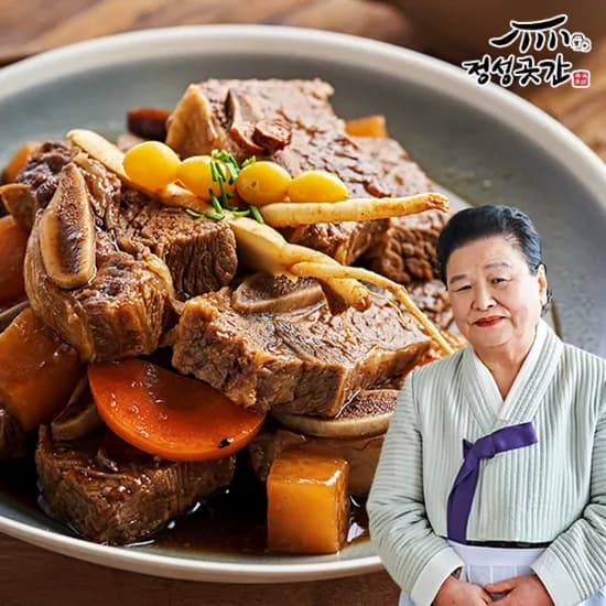정성곳간 특 뼈없는 소갈비찜 500g 8팩 총 4.0kg 1개