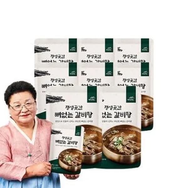 정성곳간 뼈없는 갈비탕 800g 8개