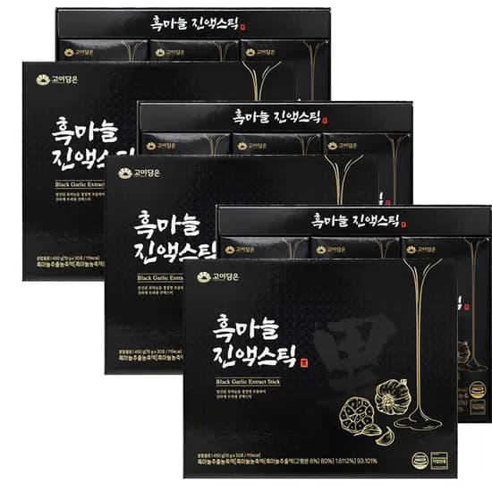 고이담은 흑마늘진액 스틱 30포 3개