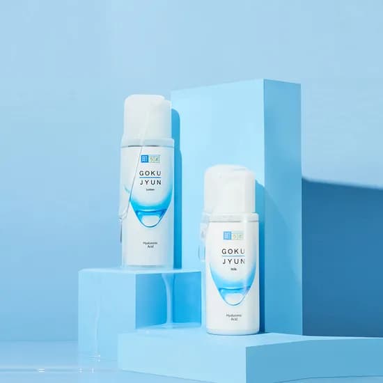 하다라보 고쿠쥰 2종 세트, 로션 170ml + 밀크 140ml, 1세트 + 페이스 롤러 증정