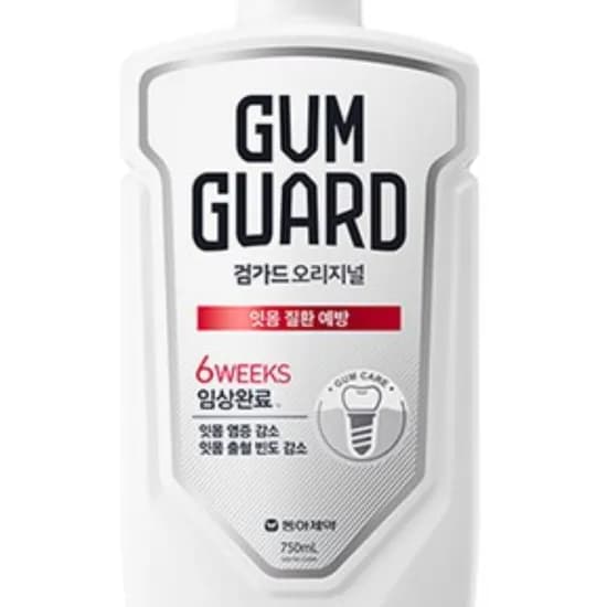 동아제약 검가드 오리지널 잇몸 케어 임플란트 가글 750ml 1개
