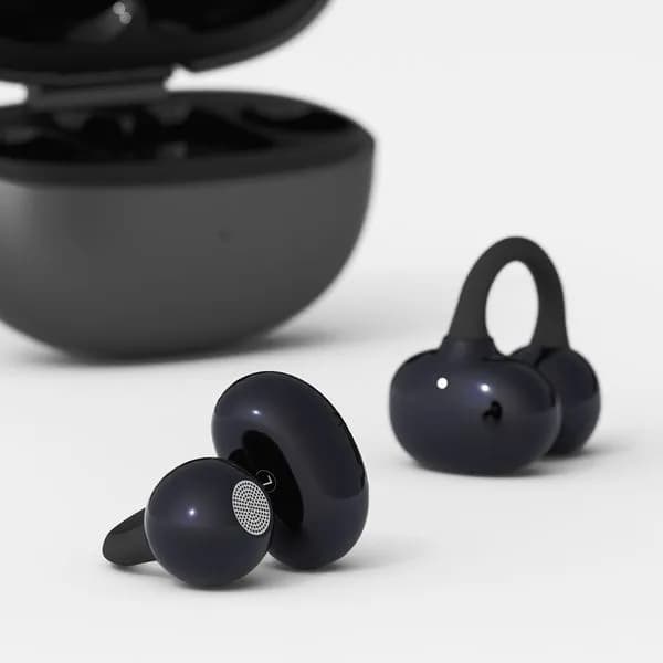 스마텍 이어클립 귀찌형 블루투스 무선 이어폰 STBT-EC310 블랙