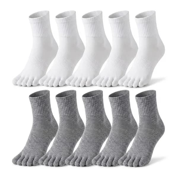 더엘피스 남성 스포츠 발가락 양말 그레이 250mm-270mm 10켤레 33,814원