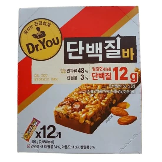 오리온 닥터유 단백질바 50g 24개