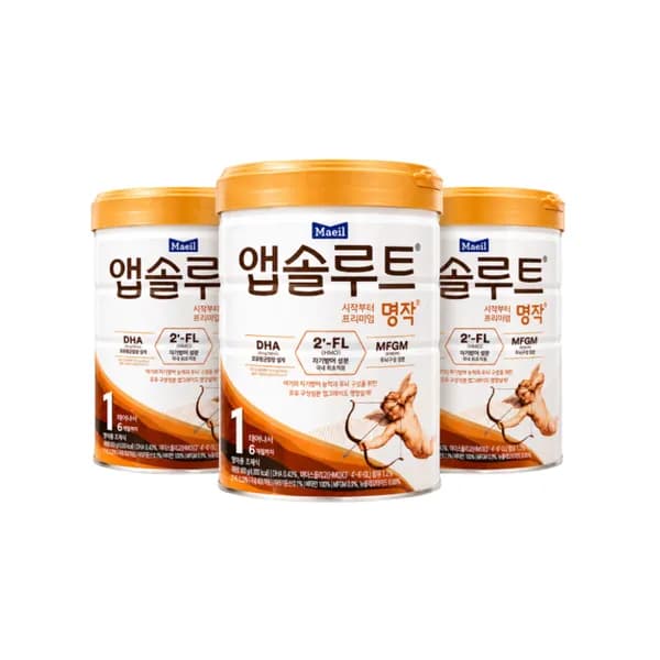앱솔루트 명작 2FL 1단계 800g 3개