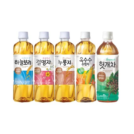 웅진 건강차 5종 하늘보리 4개 외 4종 500ml 20개