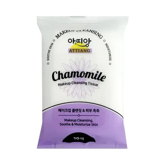 아띠앙 미니 클렌징티슈 Chamomile 낱개포장 10매 휴대용 여행 1개