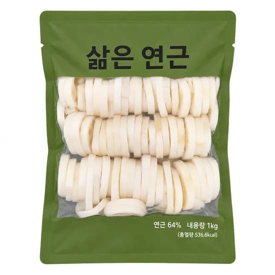 OKFOOD 자숙 삶은연근 2kg 1개