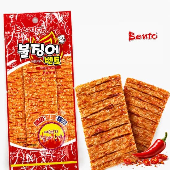 벤토 불징어 매운맛 7g 20개