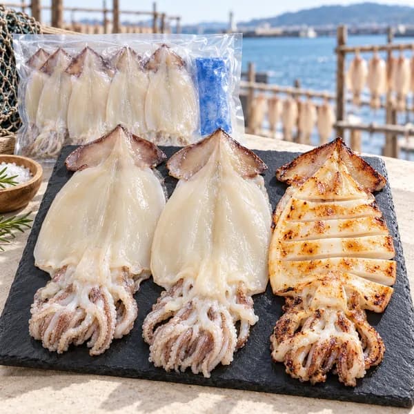 구룡포 반건조 오징어 손질 냉동 원양산 250g 5미 1팩 13,800원