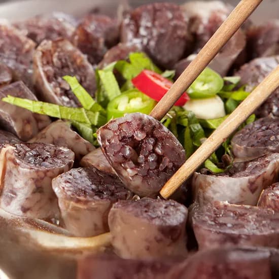 땡초 찰순대 1kg 2개 12,400원
