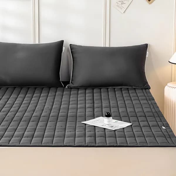 소하임 알러지케어 3중 안심방수 매트리스 패드 챠콜그레이 SS 110x200cm 1개