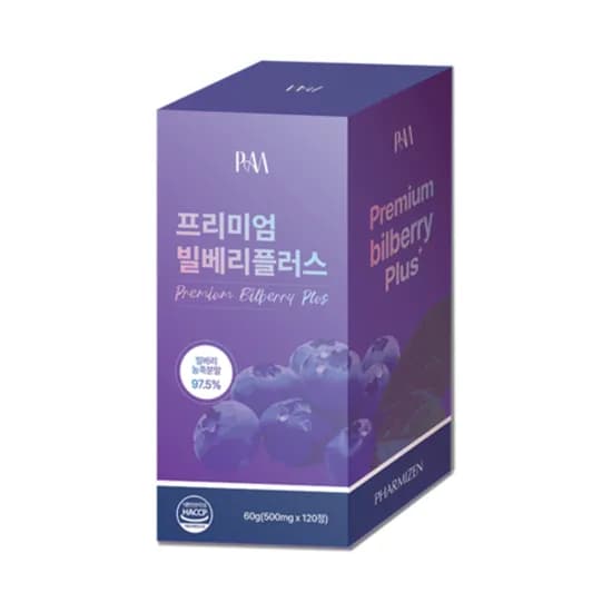파미젠 프리미엄 빌베리 플러스 농축 분말 120정 1개