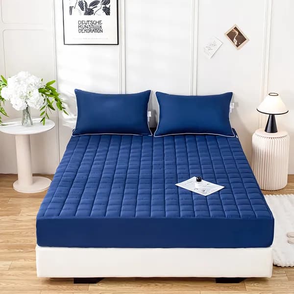 소하임 알러지케어 안심방수 3중 매트리스 커버 네이비 SS 110x200cm