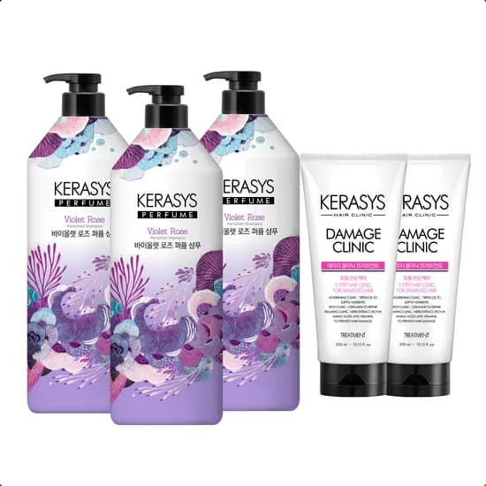 케라시스 퍼퓸 샴푸 트리트먼트 바이올렛향 3600ml 5개 15,900원