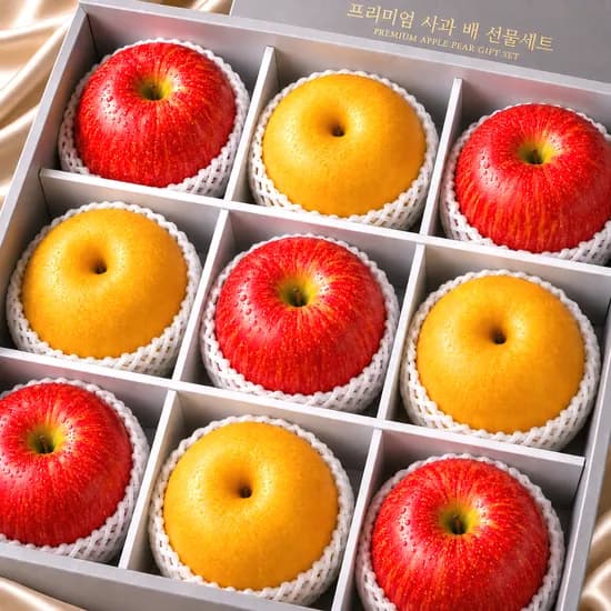 특품 사과배 과일선물세트 1박스