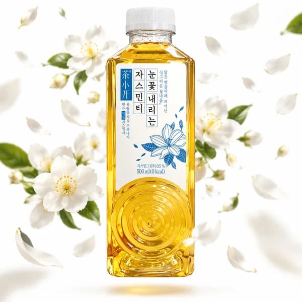 눈꽃 내리는 자스민티 500ml 24개