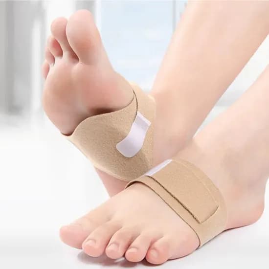 평발 족저근막 발바닥 보호대 양쪽 아치 패드 스킨 1개