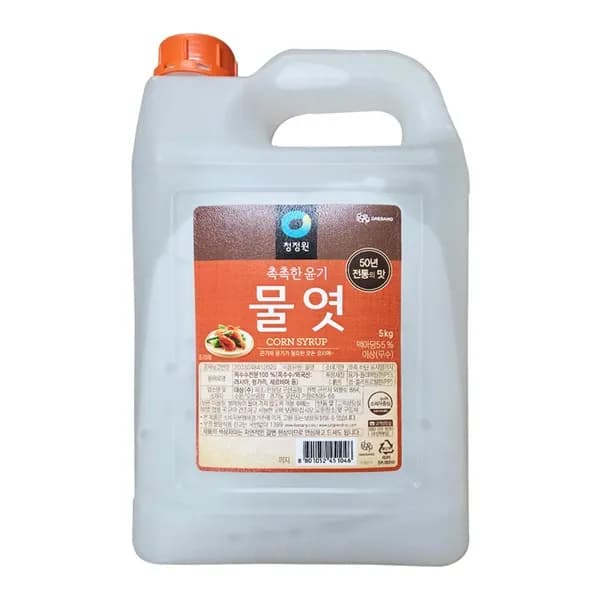 청정원 이온물엿 5kg 1개 19,950원
