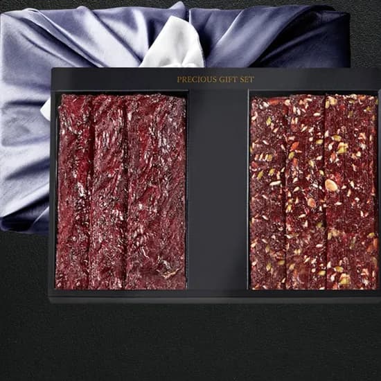 기품맛담 국내산 소고기 육포 견과 혼합 선물세트 640g 1개