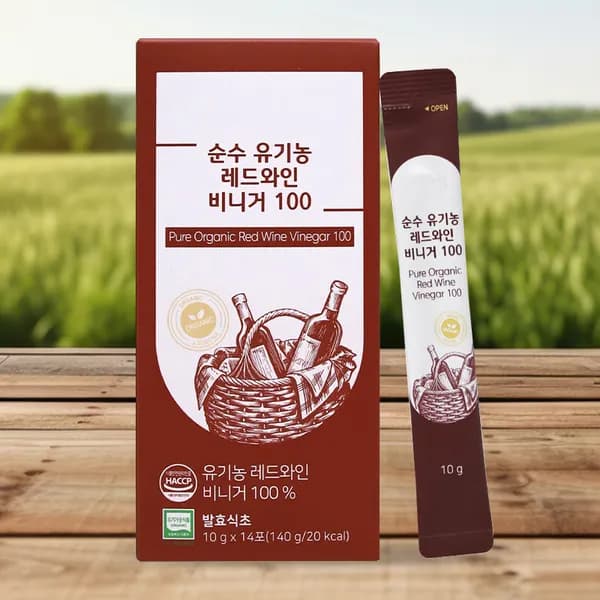 EnB 유기농 레드와인 비니거 140g 6개