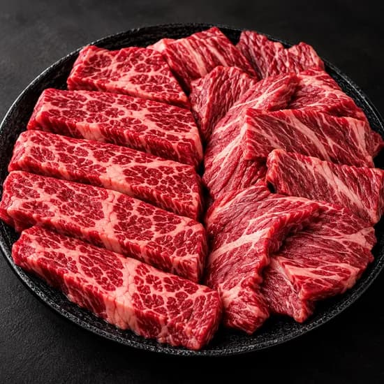 소고기 구이용 한판 세트 토시살 300g 1개 안창살 300g 2개 900g 1박스