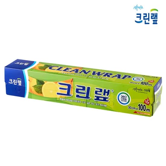크린랩 푸드랩 음식덮개비닐 랩 30cm x 100m 1개