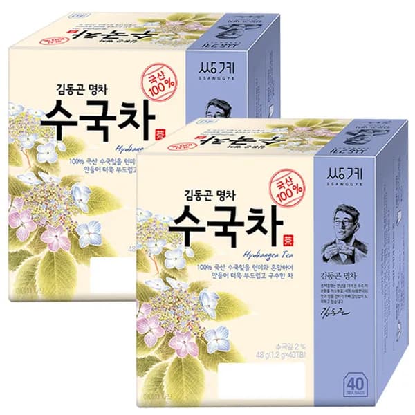 쌍계 수국차 1.2g 40개 2개 13,700원