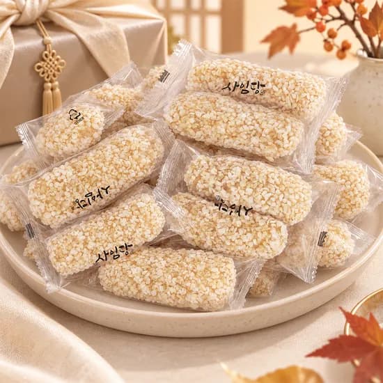 사임당 찹쌀유과 명절 선물세트 1kg 1개