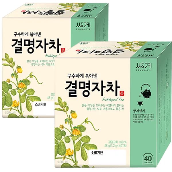 쌍계 구수하게 볶아낸 결명자차 1.2g 40개 2개