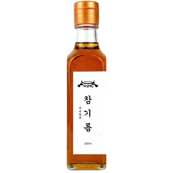 하남댁 저온압착 국내착유 통참깨 참기름 300ml 1병 8,900원