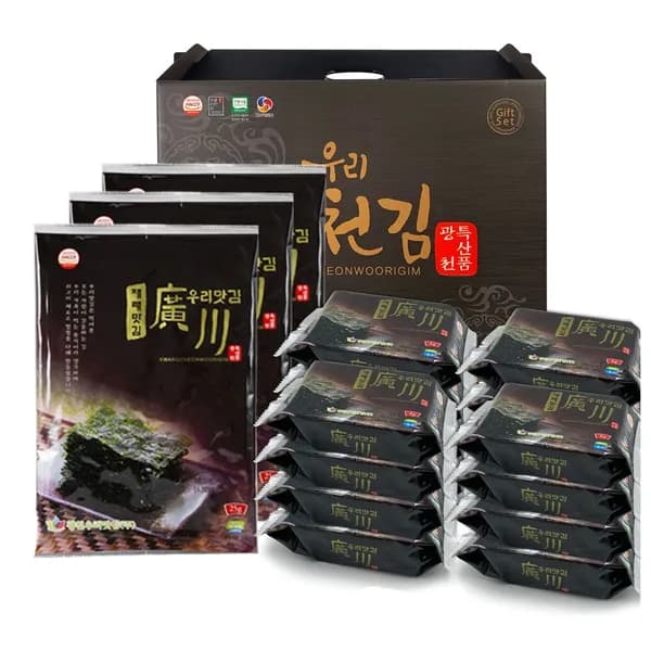우리광천김 1호 2호 선물세트 1개 15,800원