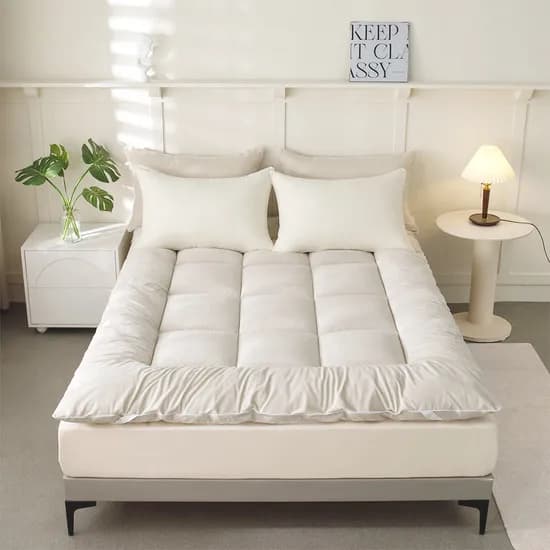 소하임 통세탁 사계절 양면 극세사 토퍼 SS 샌드베이지 120x200cm 1개
