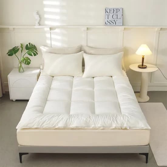 소하임 통세탁 사계절 양면 극세사 토퍼 SS 크림아이보리 120x200cm 1개